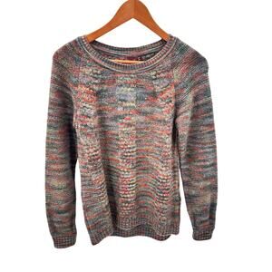 prAna Multicolor Rainbow Knit Crewneck Pullover Sweater // S